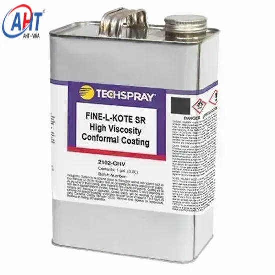 Techspray 2102HV Fine-L-Kote SR – Chất phủ mạch Silicone độ nhớt cao