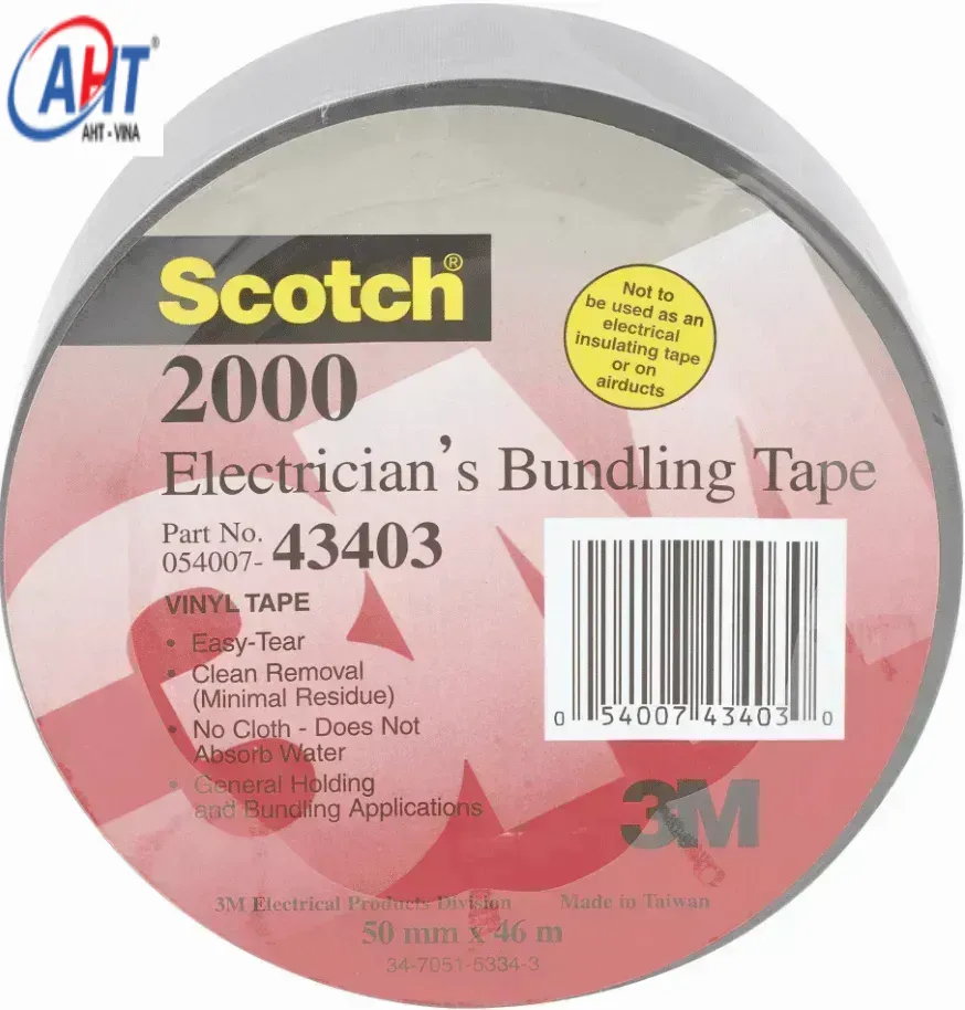 3M Scotch 2000 Băng PVC vải bó dây