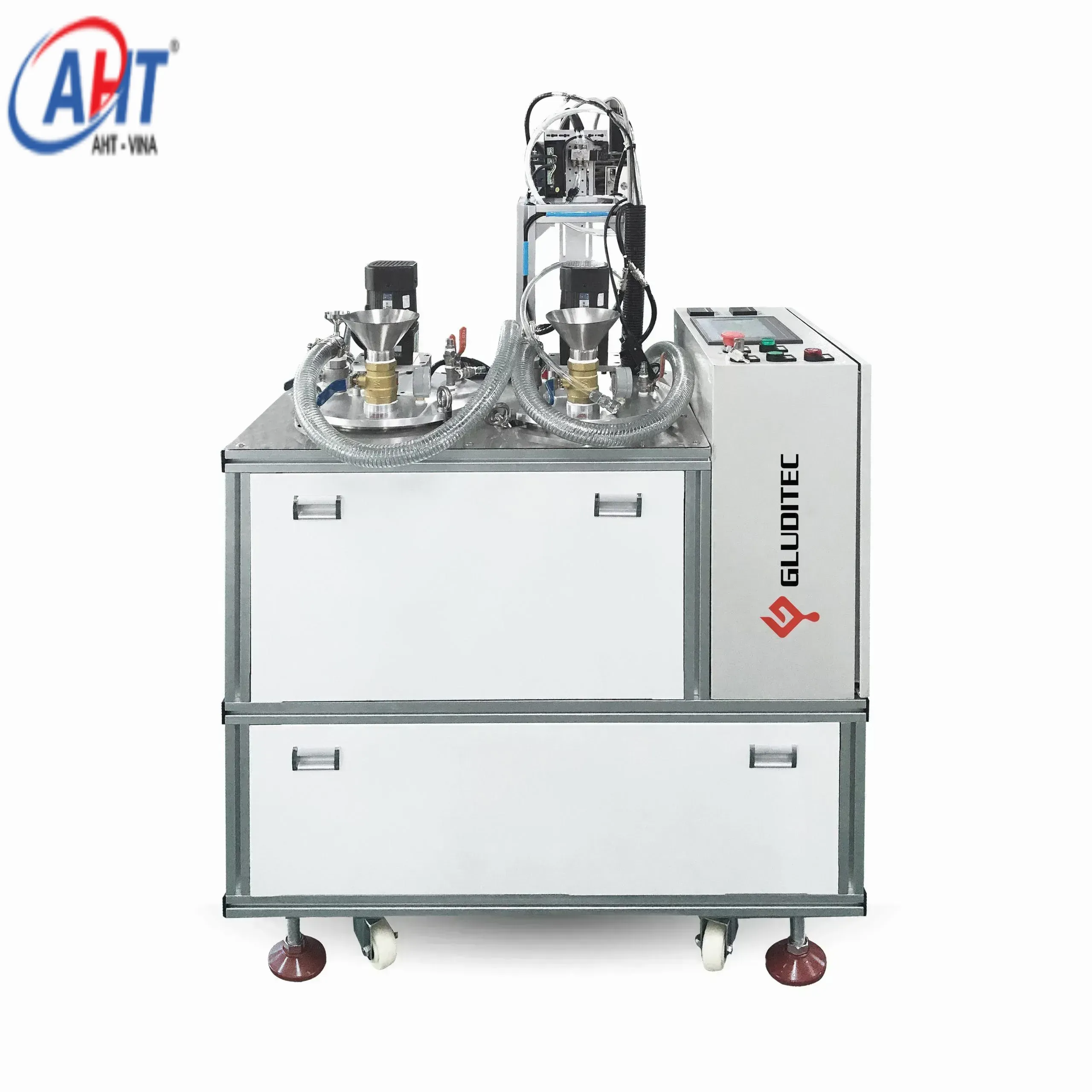 Máy trộn keo hai thành phần SAV-200 với khoang bán tự động tự làm sạch