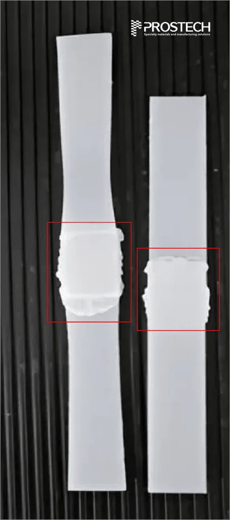 PP/PP (PP bị biến dạng, mối dán vẫn còn) 