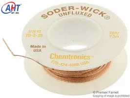 Chemtronics 70-2-25 Unfluxed Desoldering Braid