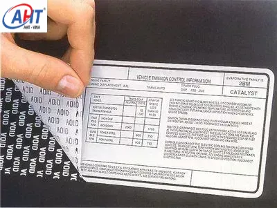 3M™ Void Polyester Durable Label Material FMV02