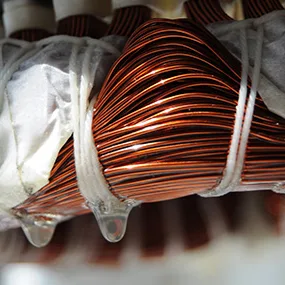 Motor coil after Impregnating Process ngâm tẩm động cơ