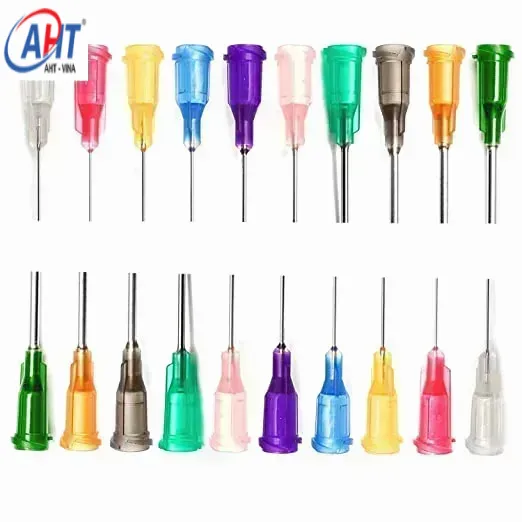 Kim bơm keo nhựa với đầu bằng thép không gỉ