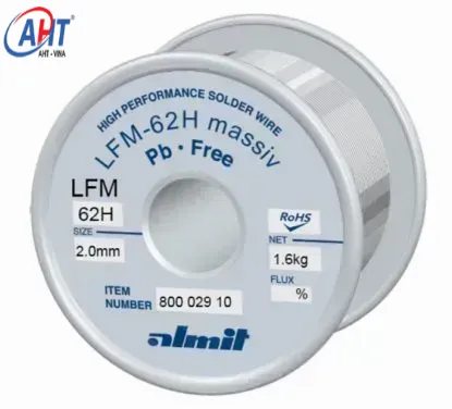 Lõi hàn LFM-62 H Massiv Draht/ Solid wire 2.0mm 1,6kg Spule/ Reel