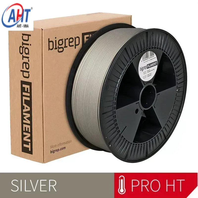 BIGREP 3D PRINTER FILAMENT – PRO HT – SILVER