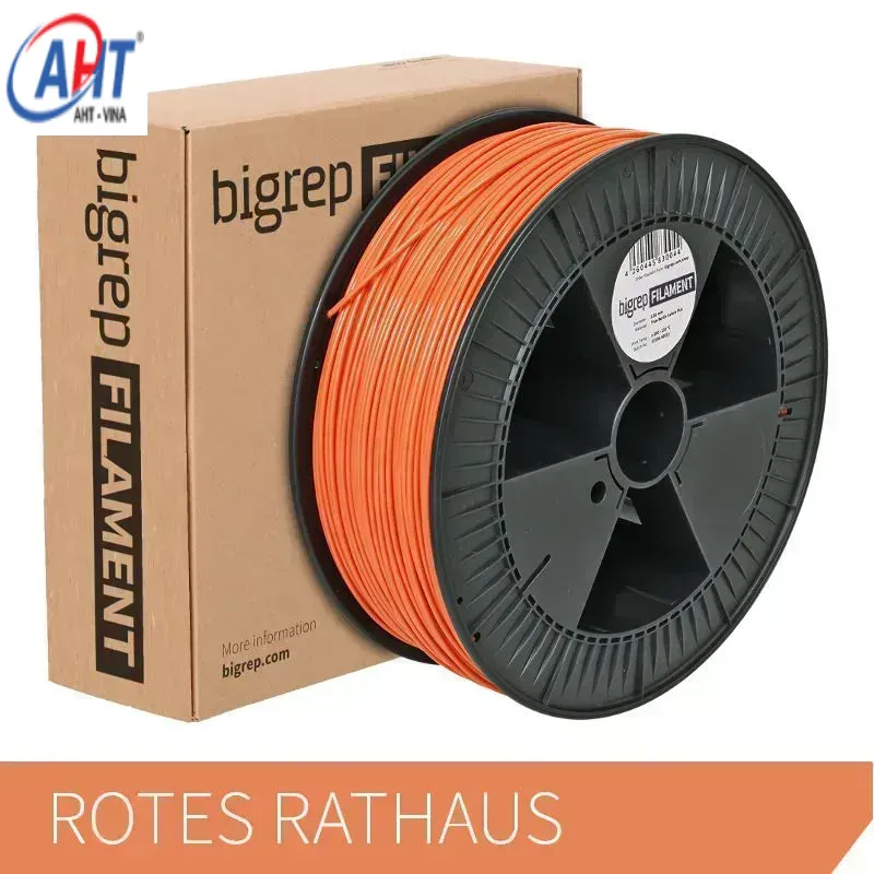 BIGREP 3D PRINTER FILAMENT – PLA – Red-Orange