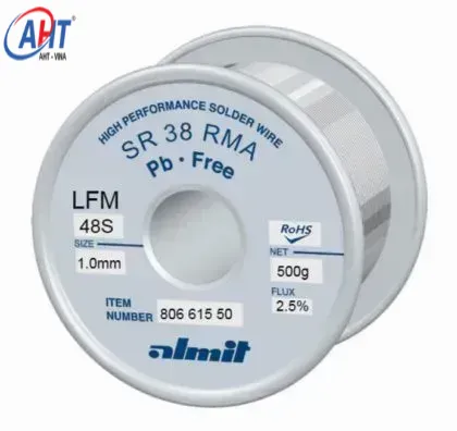 Lõi hàn SR 38 RMA LFM-48-S 2,5% Flux 2,5% 1,0mm 0,5kg Spule/ Reel