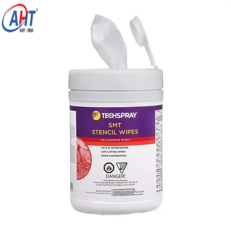 Prostech Techspray 1608-100DSP Isopropyl Alcohol (IPA) Wipes