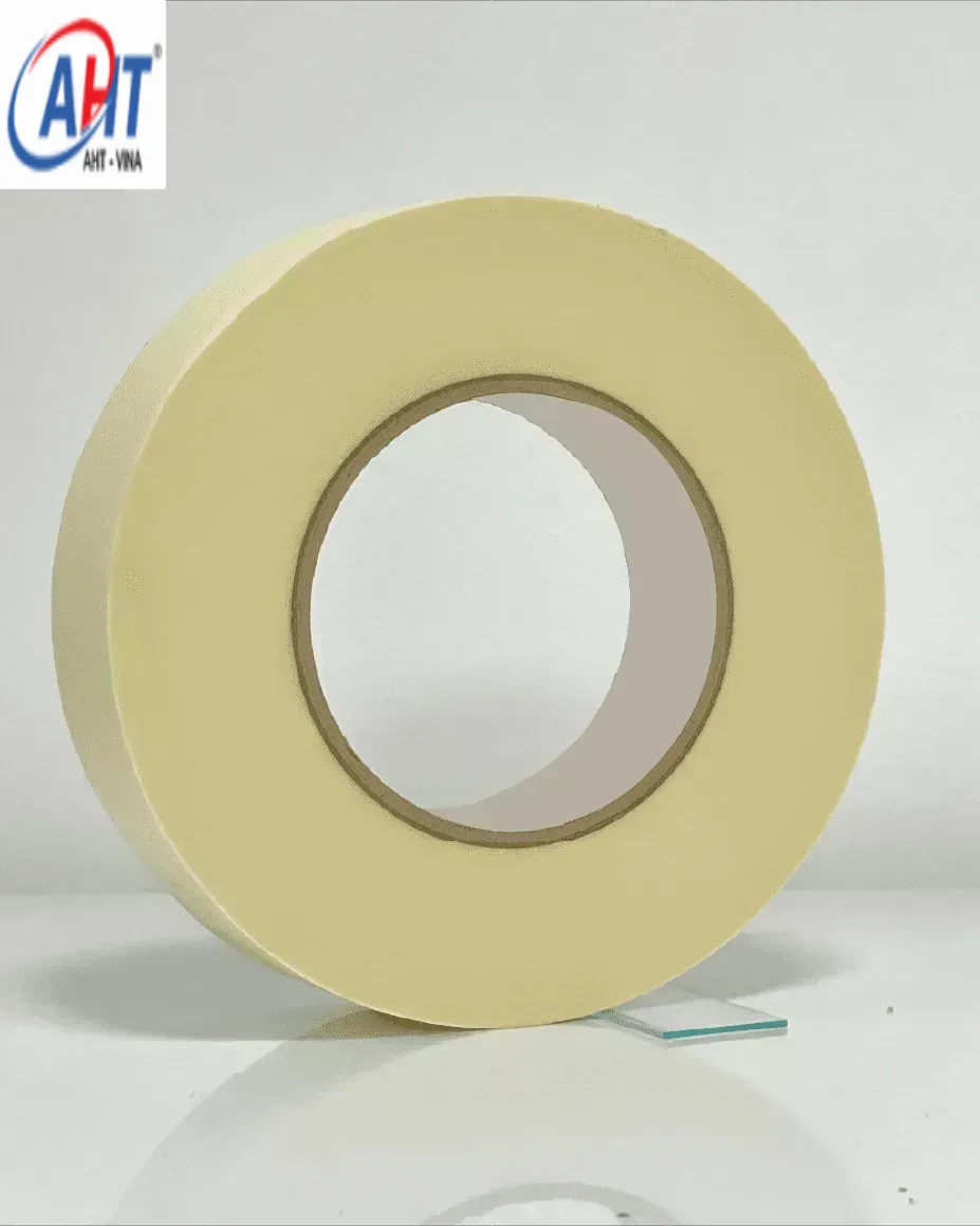 Băng Keo Giấy Crepe VietTape PT-2510: Băng keo giấy crepe với keo cao su dính chắc, dùng cho đa mục đích